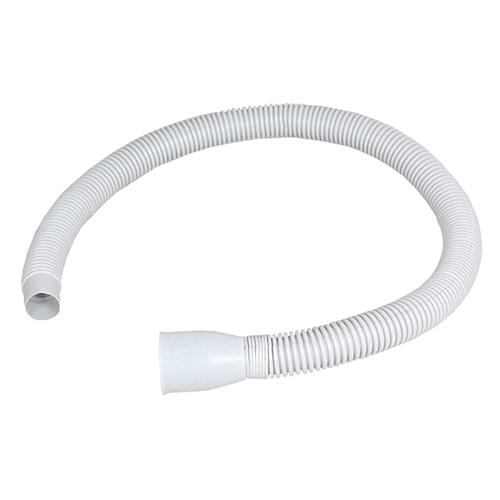 Kitchen Sink Flexible PVC Waste Pipe Drain Hose / Outlet Tube Connector Basin Down Corner