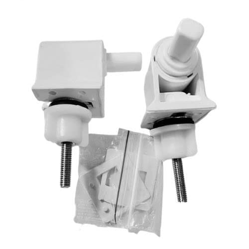 Elegant Casa Toilet Seat Cover Hinges Kit Suitable for Kohler Type Only Wall Hung Toilet Soft Close Hydraulic Toilet Seat Cover 2 Pcs
