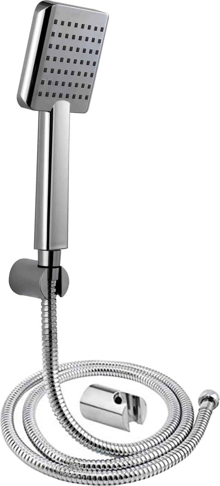 Square Hand Shower With Tube 1.5 Mtr